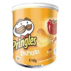 Pringles - Chips Paprika 40 Gramm | 12 Stück
