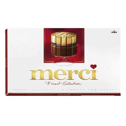 Merci - Schokolade feinste Auswahl 400gr | 8 Stück