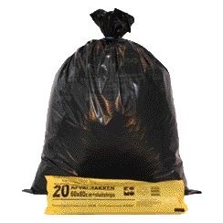 Komo - Müllsack 60 Liter schwarz Rolle à 20 Stück