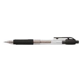 Quantore - Druckknopf für Gelschreibergriff 0,7 mm schwarz | 12 Stück