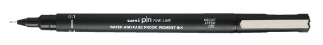 Fineliner Uni-Ball Pin 0,1 mm schwarz | 12 Stücke