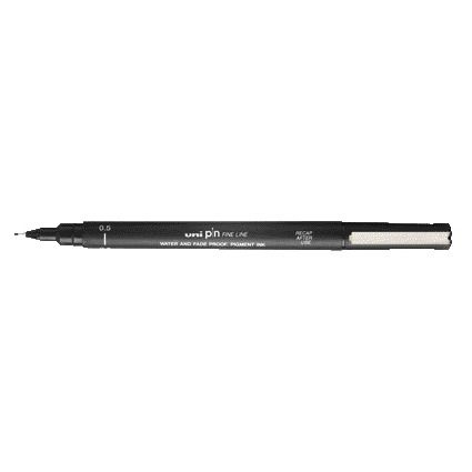 Quantore - Fineliner Pin 0,5mm schwarz | 12 Stück