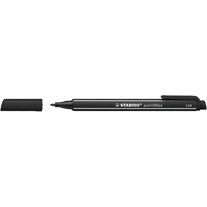 Stabilo - Filzstift pointMax 488/46 schwarz