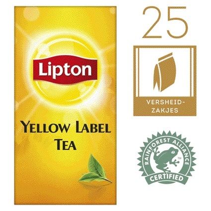 Lipton Tea Company - Tee gelbes Etikett 25x1,5gr