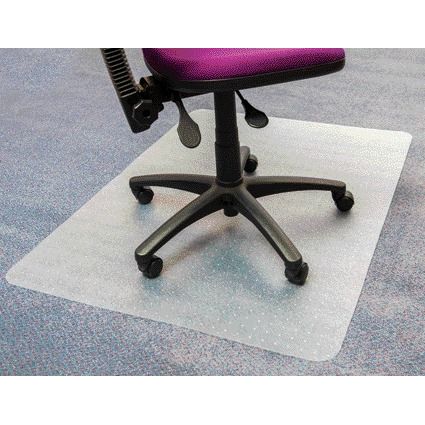 Floortex - Stuhlmatte PVC 120x150cm für weiche Böden