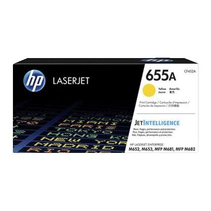 HP - Toner 655A, 10.500 Seiten, OEM CF452A, Gelb