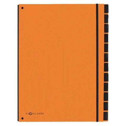PAGNA - Sortiermappe Trend A4 12 Register orange