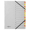 PAGNA - Sortiermappe Easy A4 12 Register orange/gelb | 5 Stück