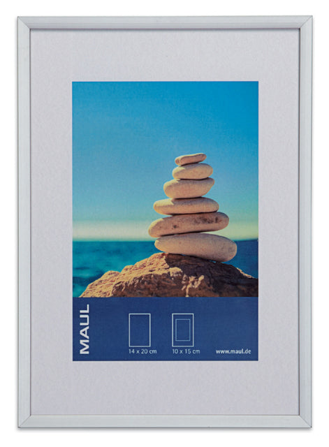 Fotorahmen Maul Design 15x21cm Aluminium Silber