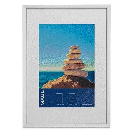 Maul - Fotorahmen Design 15x21cm Aluminiumrahmen Silber