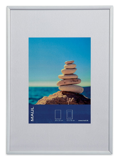 Fotorahmen Maul Design 21x30 cm Aluminium Silber