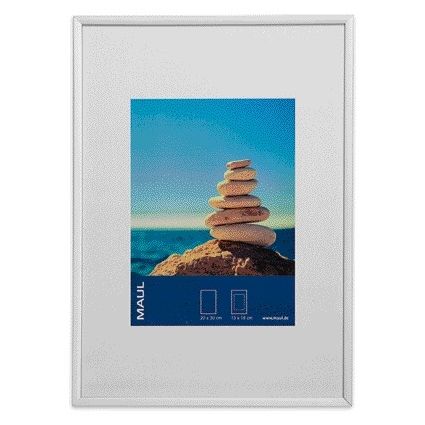 MAUL - Fotorahmen Design 21x30cm Aluminiumrahmen Silber