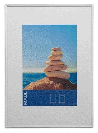 MAUL - Fotorahmen Design 30x40cm Aluminiumrahmen Silber