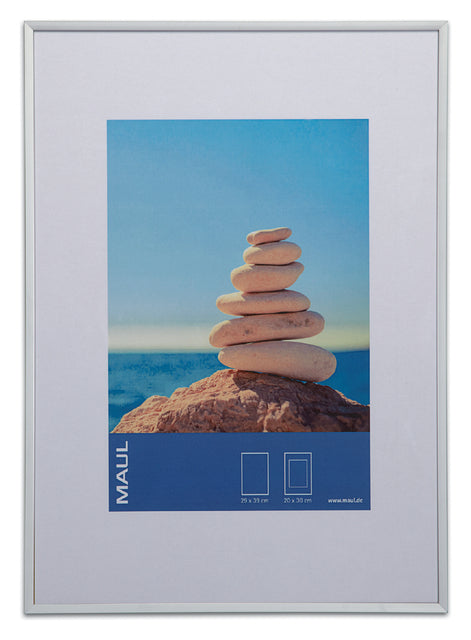 Fotorahmen Maul Design 30x40 cm Aluminium Silber