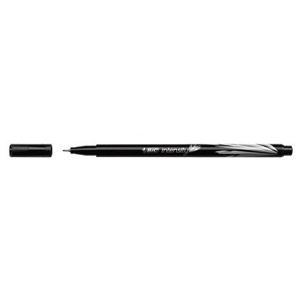 Bic - Fineliner Intensity fein schwarz | 12 Stück