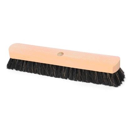 Cleaninq - Hallenbesen Holz 40cm schwarzes Loch Ø23,5mm | 10 Stück