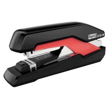 Rapid - Schreibtischhefter Supreme fullstrip S1O60 60 Blatt schwarz/rot