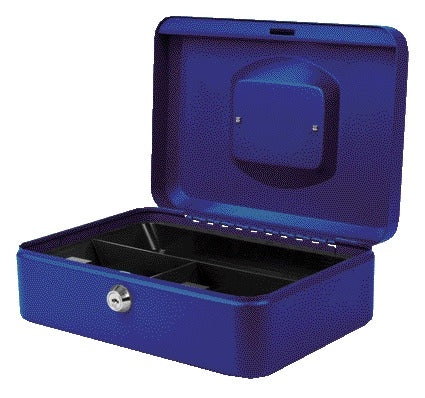 Pavo - Geldkassette 250x180x90mm blau