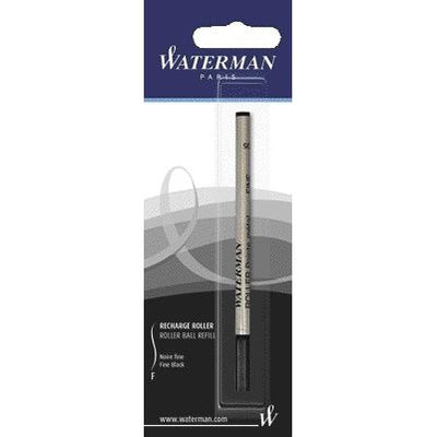 Waterman - Tintenroller-Mine, feine schwarze Blisterpackung mit 1 Stück