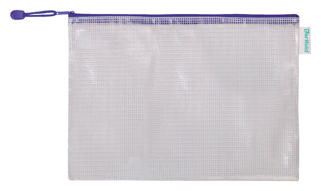 Aufbewahrungstasche Tarifold mit Reißverschluss 330x240mm PVC Blue | 40 Stücke