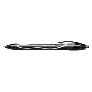 Bic - Gel Writer Gel-ocity schnell trocknend mittelschwarz | 12 Stück