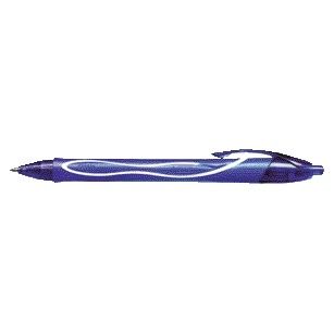 BIC - Gelschreiber Gel-ocity schnell trocknend mittelblau | 12 Stück