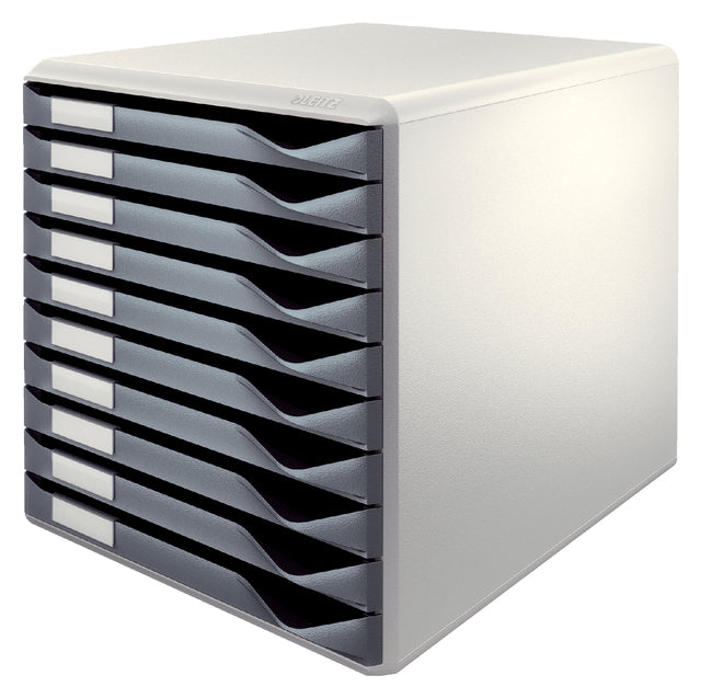 Beladener Block Leitz 5281 10 beladenes Grau