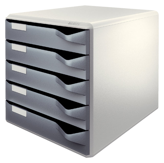 Beladener Block Leitz 5280 5 Laden grau