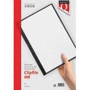 Quantore - Clip-Ordner 3mm schwarz | 5 Stück