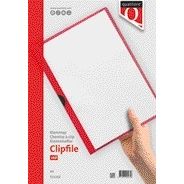 Quantore - Klemmbrett A4 3mm rot | 5 Stück