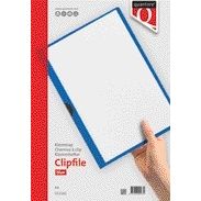Quantore - Klemmmappe A4 3mm dunkelblau | 5 Stück