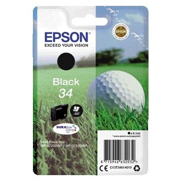 Epson - Tintenpatrone 34 T3461 schwarz
