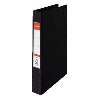Esselte - Ringbuch A4 23-Ring O-Mech 19mm Karton schwarz | 10 Stück