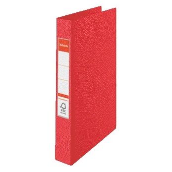 Esselte - Ringordner A4 23-Ring O-Mech 19mm PP rot | 10 Stück