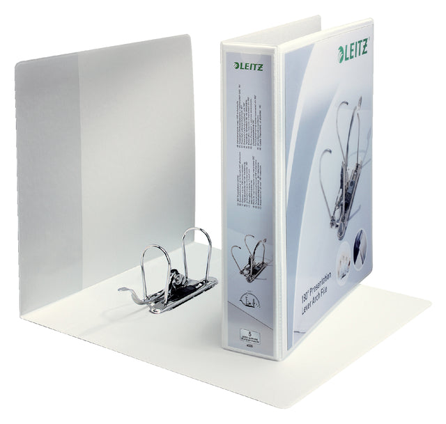 Präsentationsordner Leitz A4 Maxi PP 80mm Weiß | 10 Stück