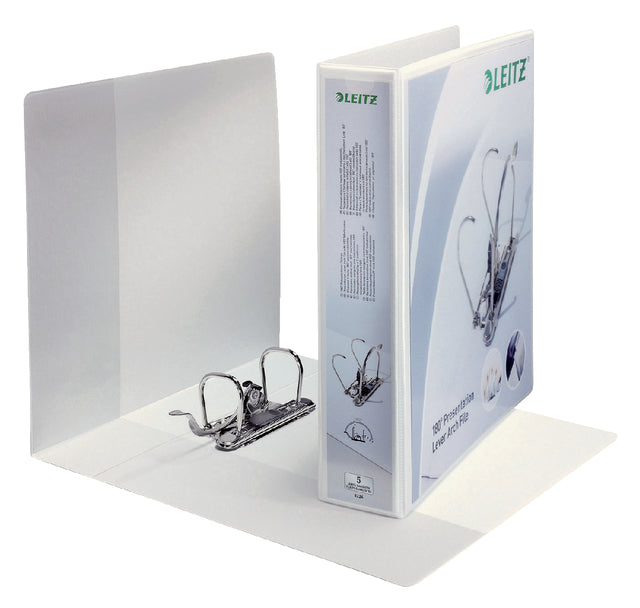 Präsentationsordner Leitz A4 Maxi PP 50mm Weiß | 10 Stück