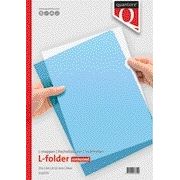 Quantore - Einsteckmappe L-Modell A4 PP 0,12mm blau 25 Stück