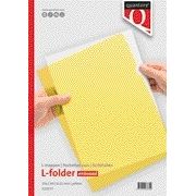 Quantore - Einsteckmappe L-Modell A4 PP 0,12mm gelb 25 Stück
