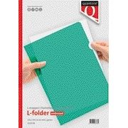 Quantore - Einlegemappe L-Modell A4 PP 0,12mm grün 25 Stück