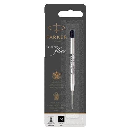 Parker - Kugelschreibermine Quinkflow medium schwarz Blister à 1 Stück