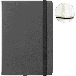Quantore - Notizbuch A5-Linie 192 Seiten 80gr schwarz