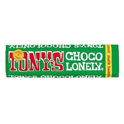Tony's Chocolonely - Schokoladen-Haselnussriegel 47gr