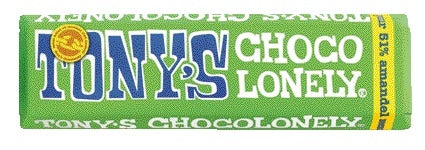 Tony's Chocolonely - Schokoladen-Mandel-Meersalzriegel 47gr