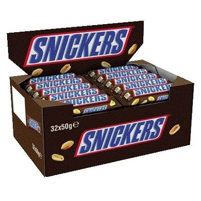 Snickers - Schokoriegel 32x50 Gramm