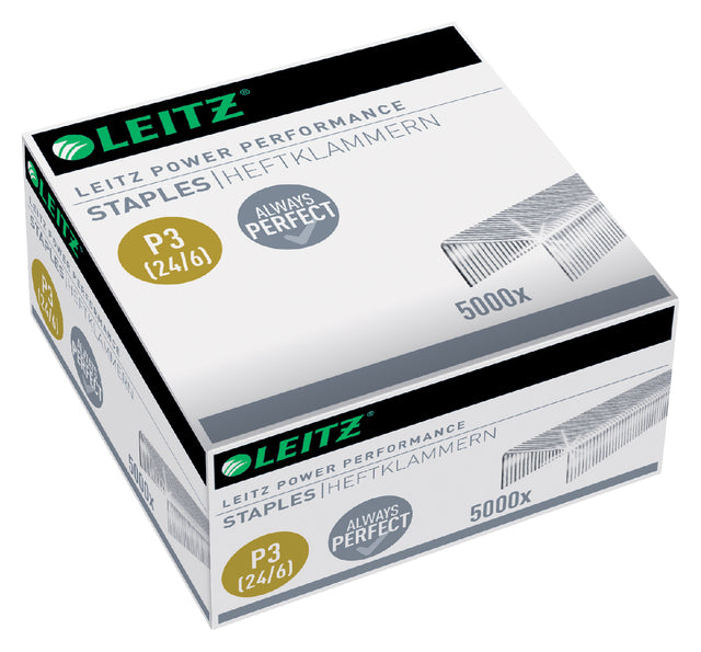 Staples Leitz P3 24/6 verzinkt 5000 Stücke