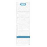 Elba - Rückenetikett breit 59x190mm selbstklebend weiß/blau 10 Stück
