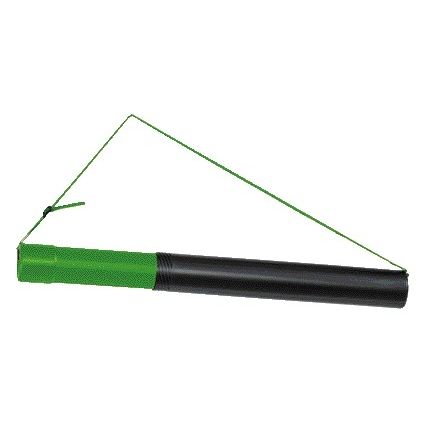 Linex - Zeichentubus Zoom 70 bis 124cm Durchmesser 7,5cm schwarz | 12 Stück