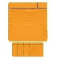 Smit Visual - Magnet Scrum 75x75mm orange 5 Stück