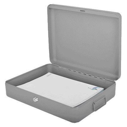 Pavo - Dokumentenbox 370x280x90mm dunkelgrau