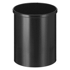 Vepa Bins - Papierkorb Vepabins rund Ø25,5cm 15 Liter schwarz